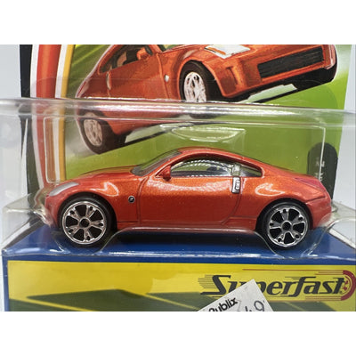 2004 Matchbox Superfast #34 Orange Nissan Z 350 350z JDM Die Cast Car New