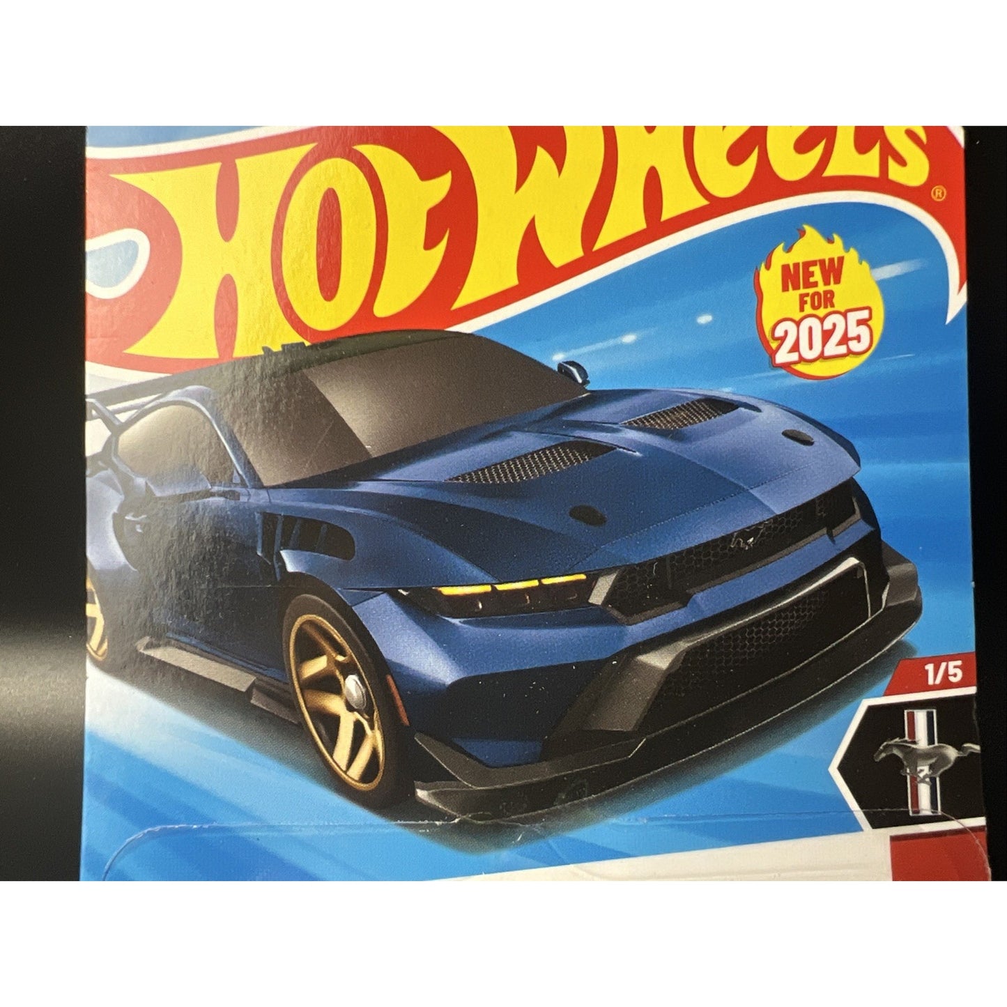 2025 Hot Wheels Navy Blue Ford Mustang GTD Super Car Mustang 60 Years