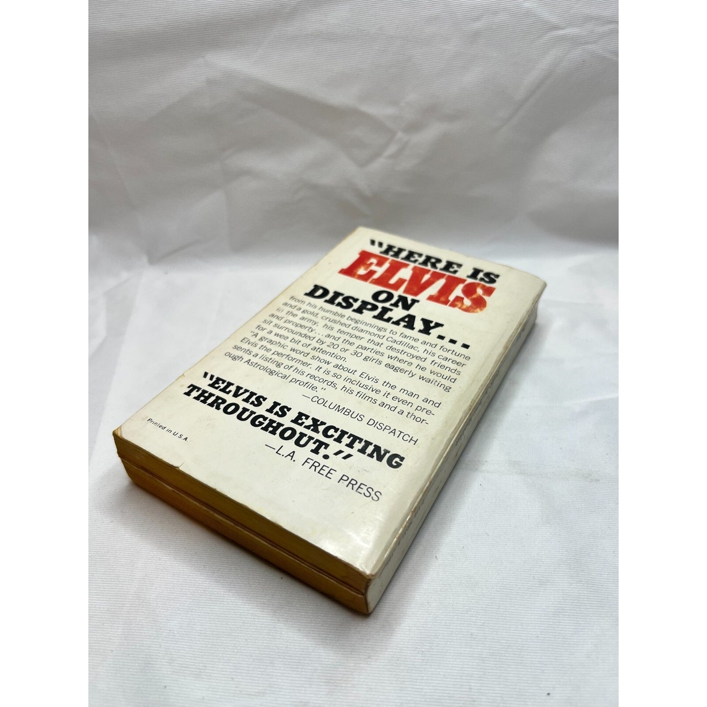 Elvis A Biography by Jerry Hopkins Paperback Book Used