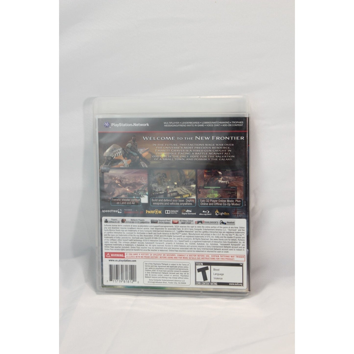 Starhawk PlayStation 3 PS3 Tested Video Game Used Sci-Fi Shooter Game