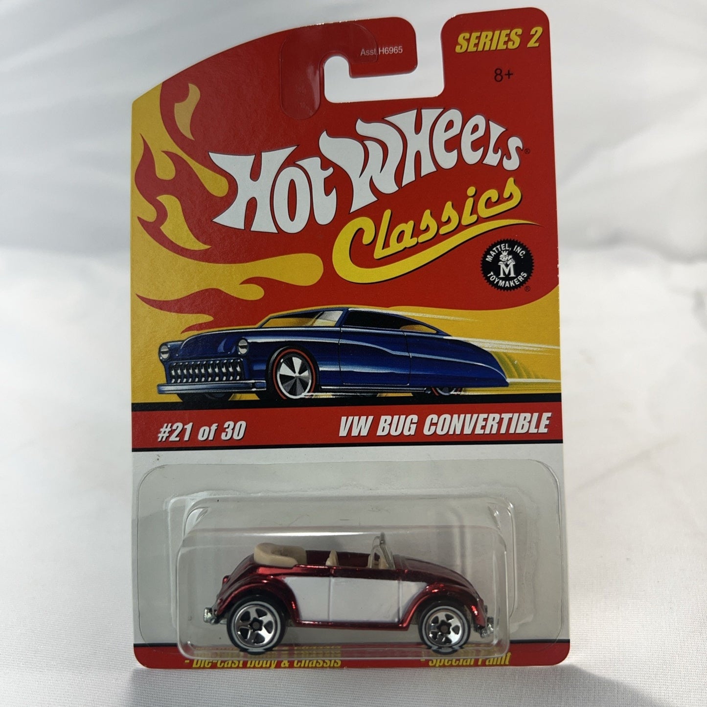 Hot Wheels Classics Series 2 VW Volkswagen Bug Convertible 21/30 Super Rare