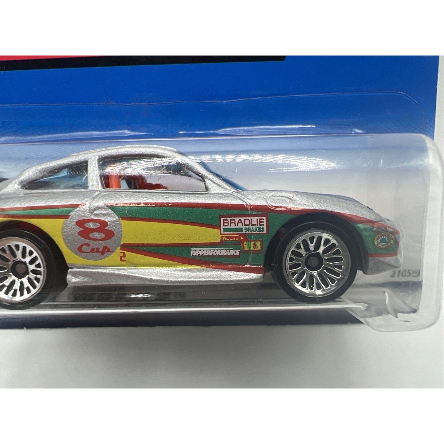 Hot Wheels 1999 First Editions Porsche 911 GT3 Cup Silver Gray Track Race Car