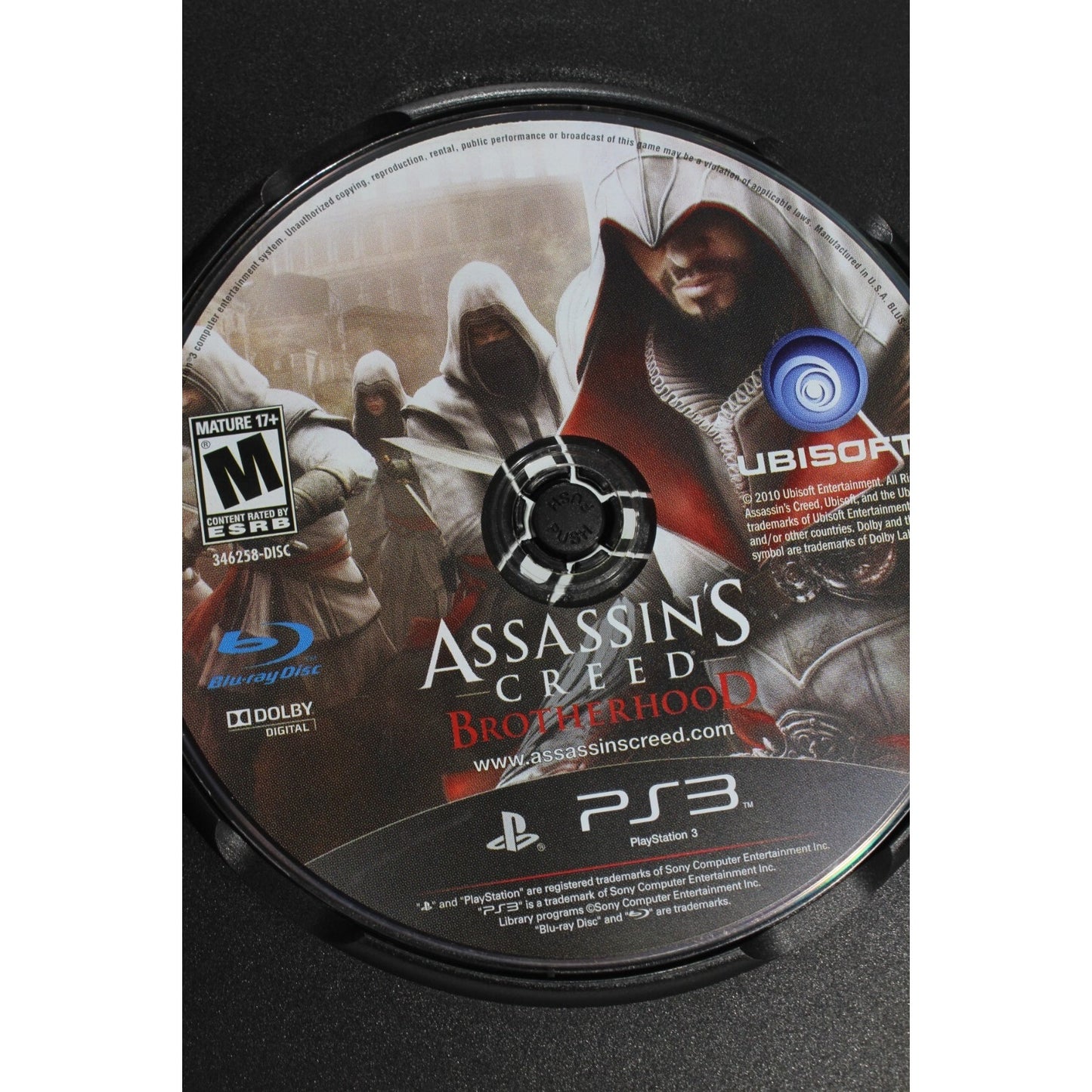 Assassin's Creed Brotherhood PlayStation 3 PS3 Video Game Used Action Game