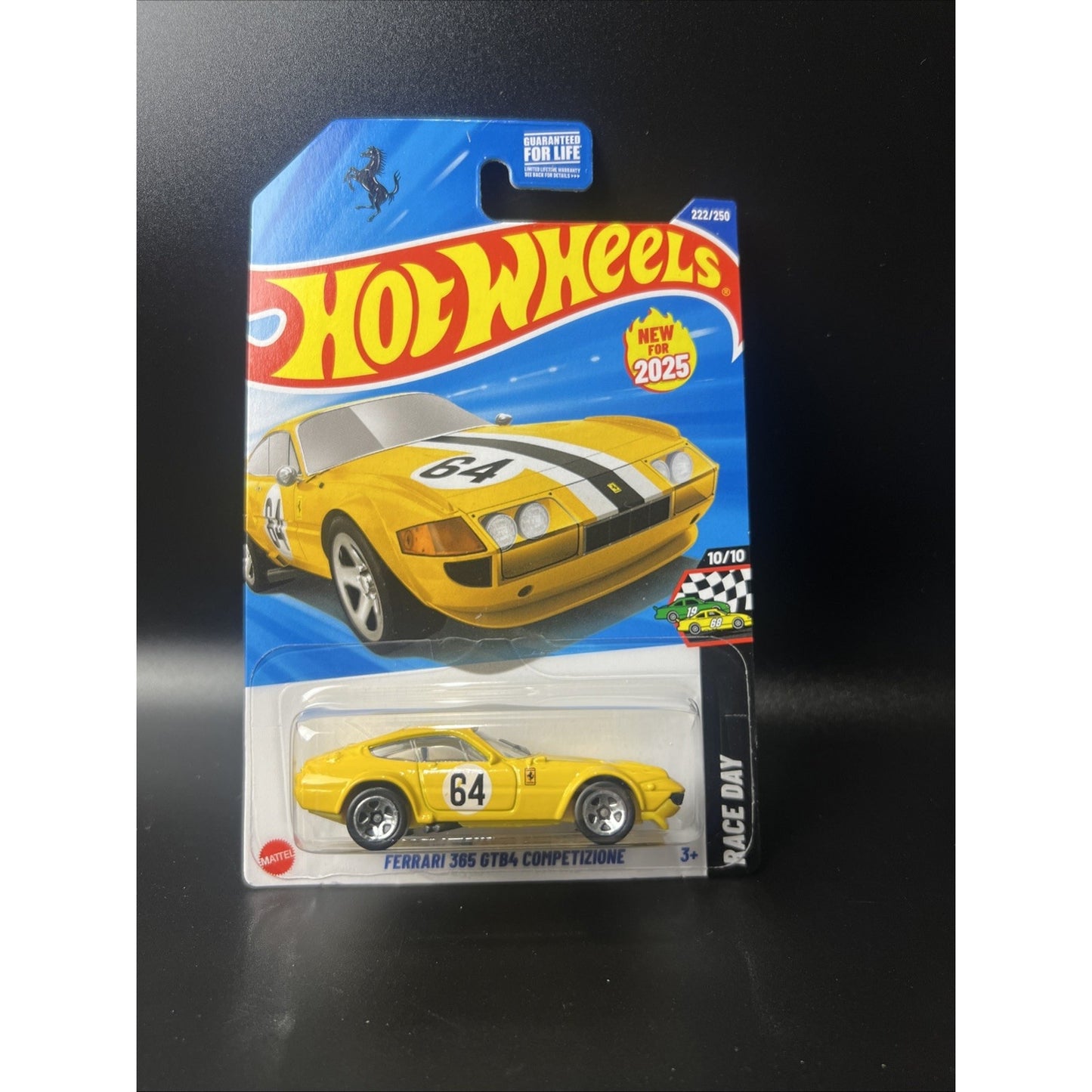Lot Of 4 2025 Hot Wheels Ferrari 365 GTB4 Competizione 222/250 Yellow 4 Pack