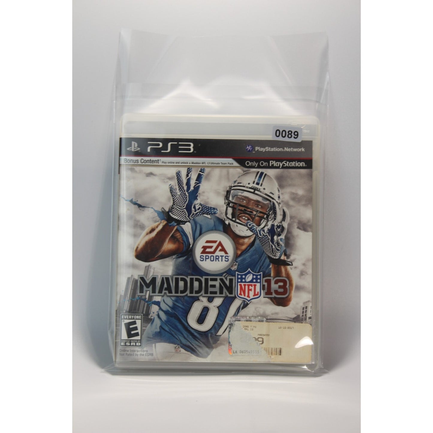 Madden NFL 13 PlayStation 3 PS3 Tested Video Game Used Football Sports Game