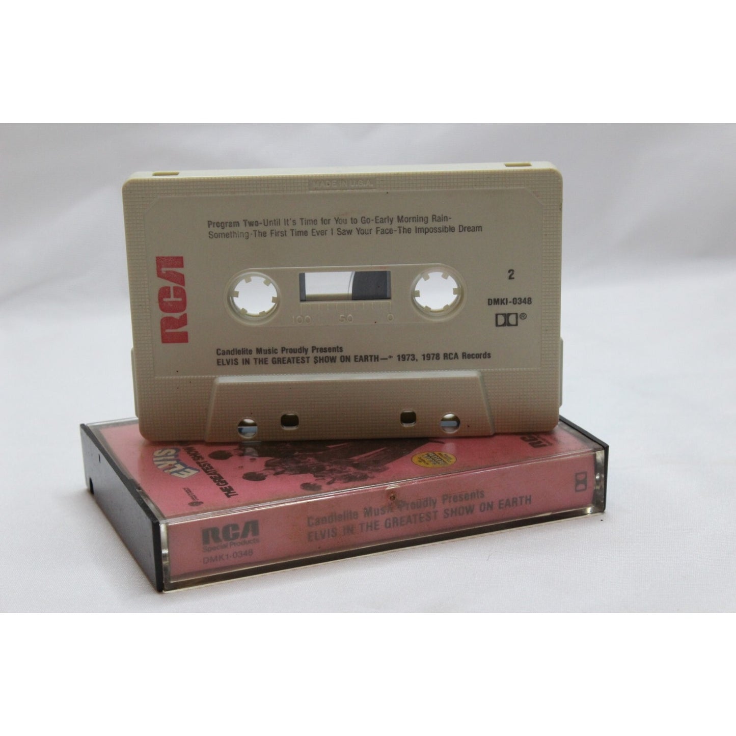 Elvis Presley The Greatest Show On Earth Cassette Tape Tested Music Used