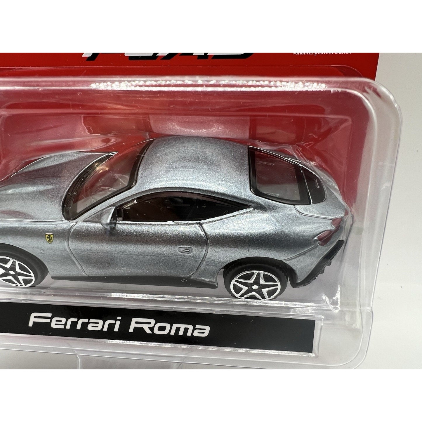 Burago Race and Play Silver Ferrari Roma 1/43 Die Cast Toy Model Car Supercar