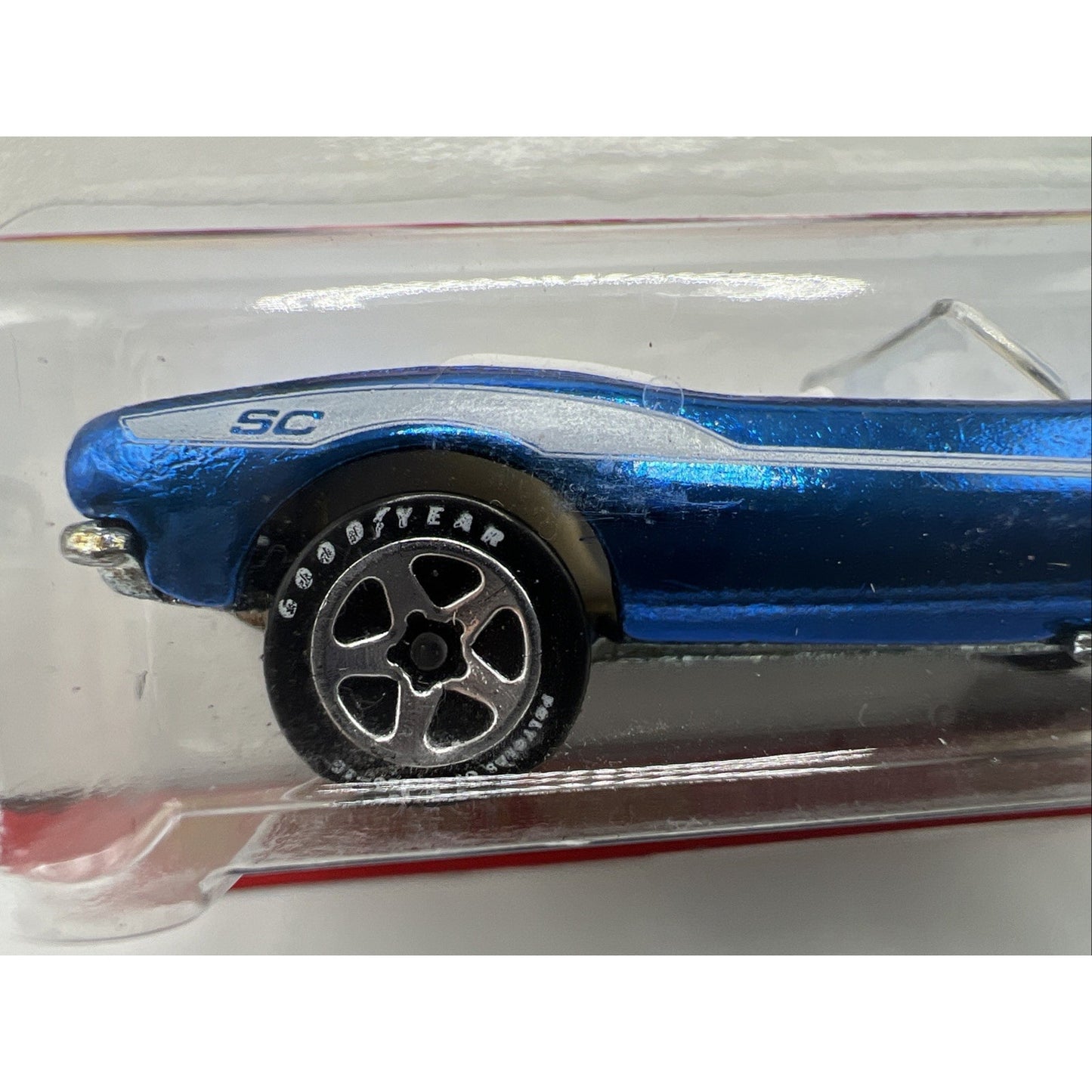 Hot Wheels Classic Series #2 1967 Camaro Convertible Hood Stripes Blue White