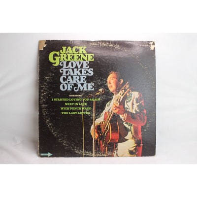 Jack Greene Love Takes Care Of Me Vinyl Record Tested Used