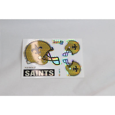 1993 New Orleans Saints Holographic Prism Vending Machine Team NFL Stickers