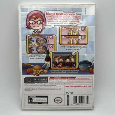 Cooking Mama: Cook Off (Nintendo Wii, 2007) Used With Case And Manual