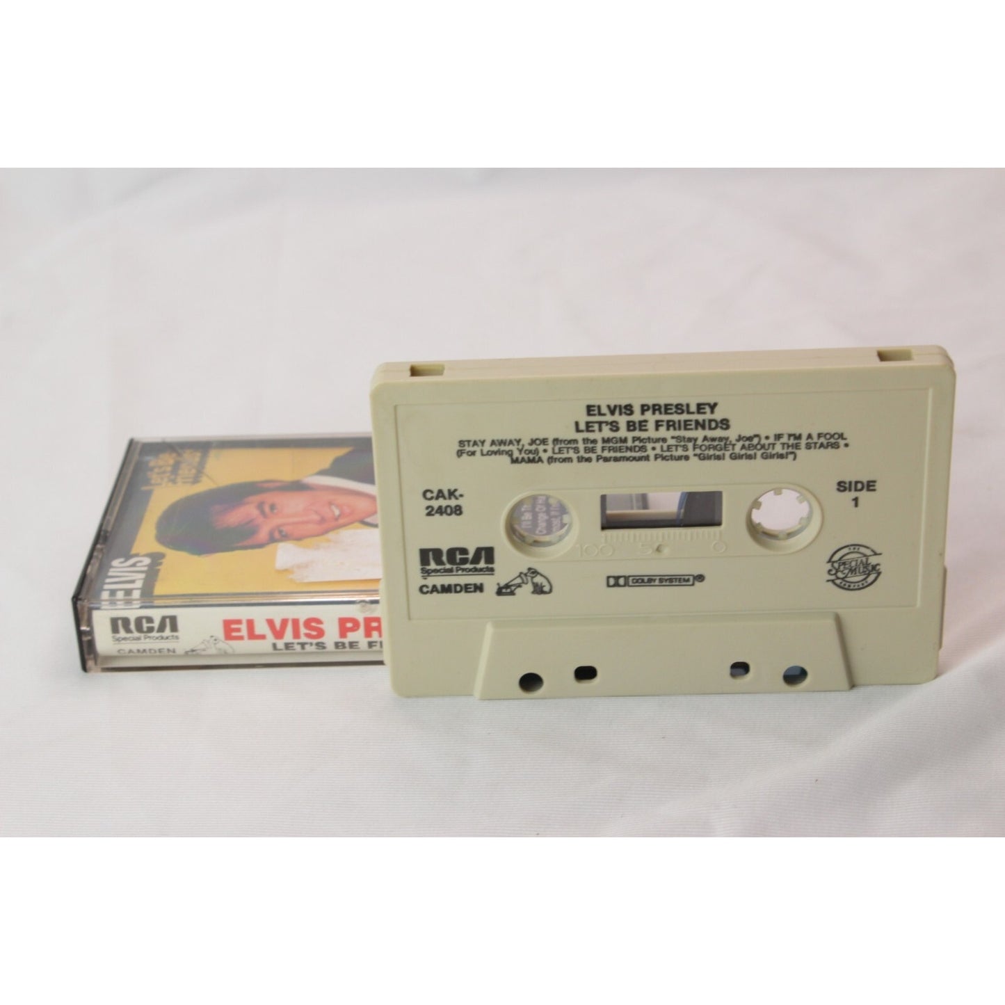 Elvis Presley Let's Be Friends Cassette Tape Tested Music Used