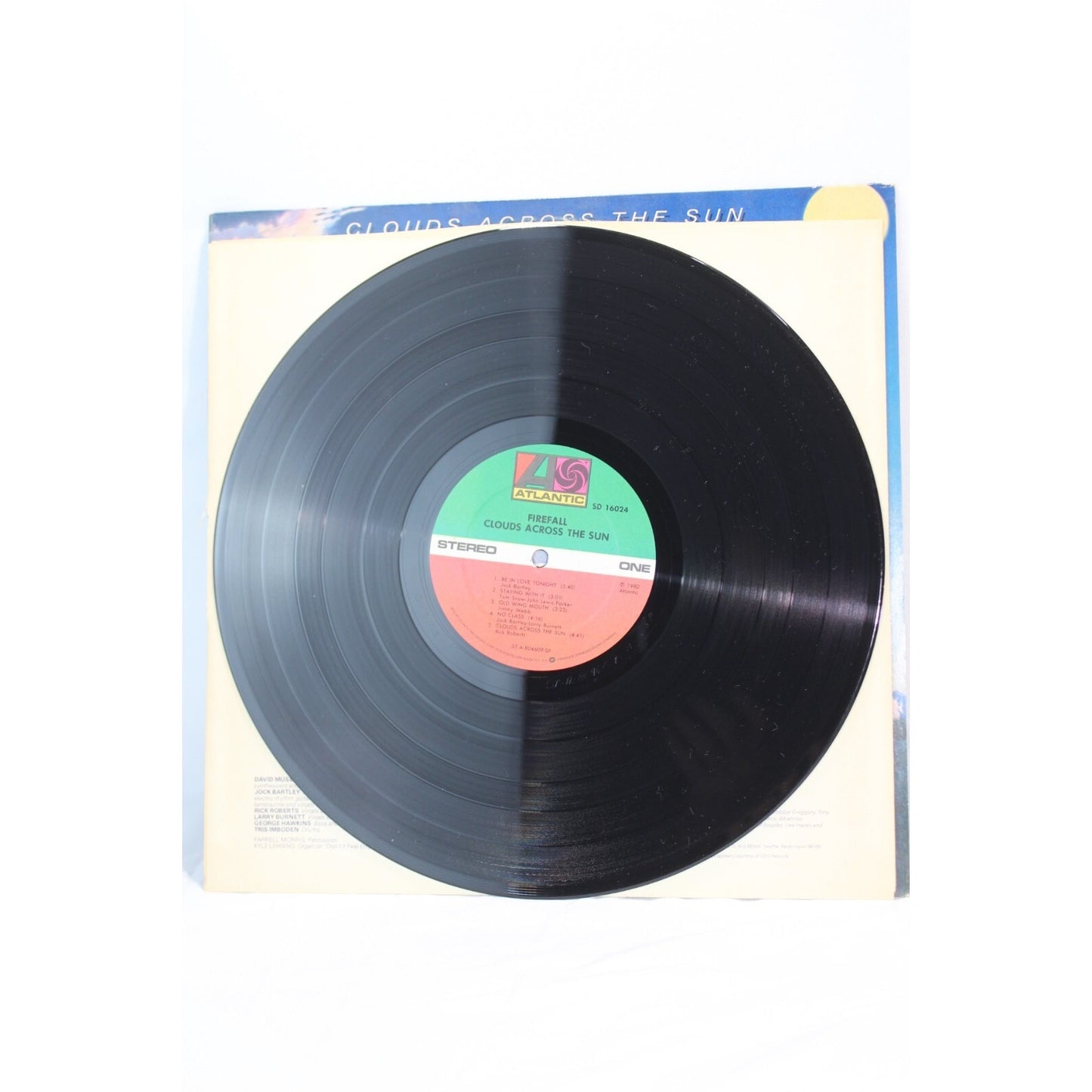 Firefall Clouds Across the Sun Record Audio Tested Video Music Album Used