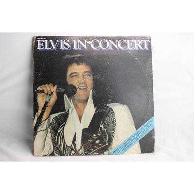 Elvis Presley In Concert Vinyl Record Tested Used