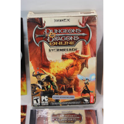 PC Dungeons and Dragons Online Stormreach Used Tested Video Game RPG MMO Fantasy