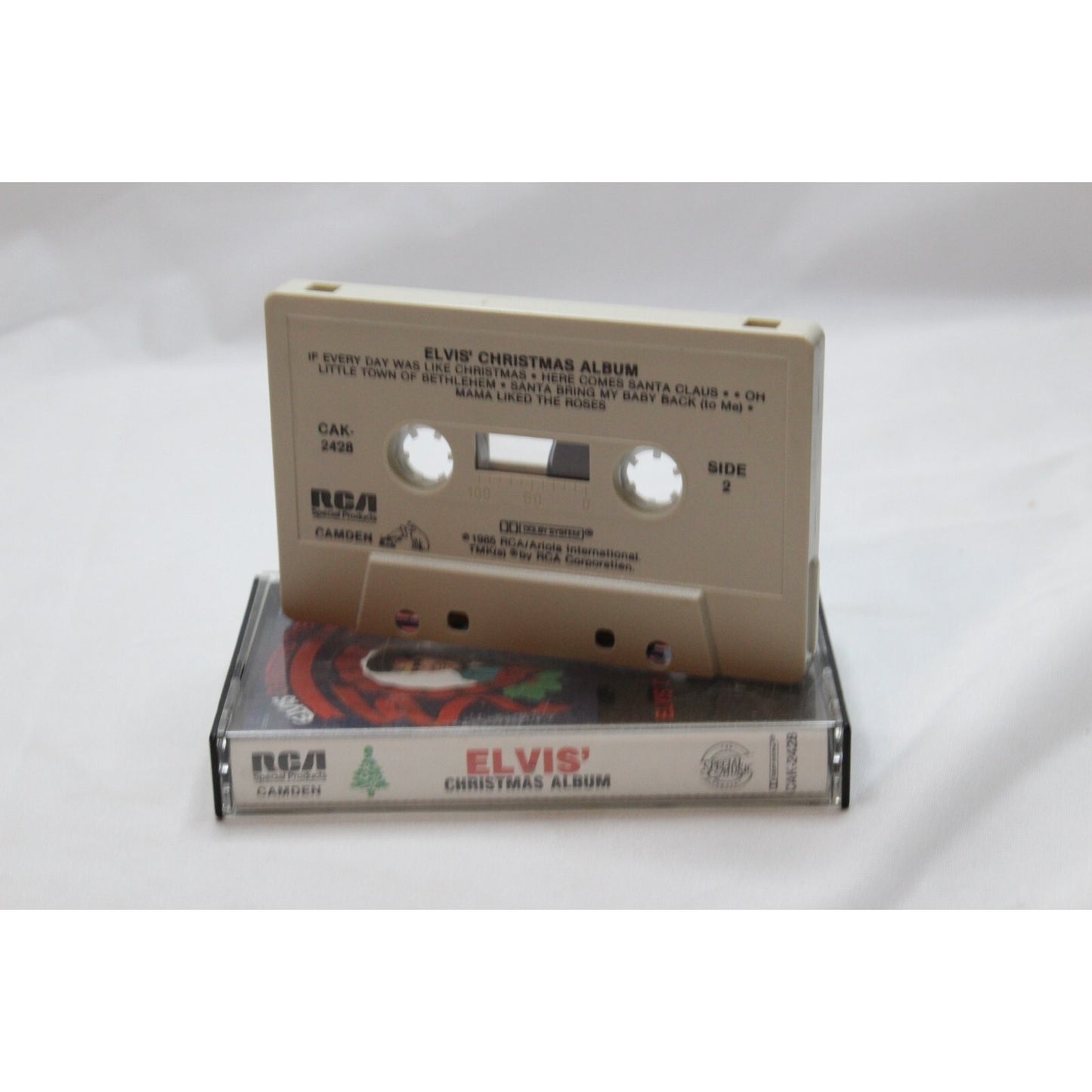 Elvis' Christmas Album Cassette Tape Elvis Presley Tested Music Used