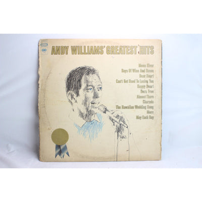Andy Williams Greatest Hits Vinyl Record Tested Used