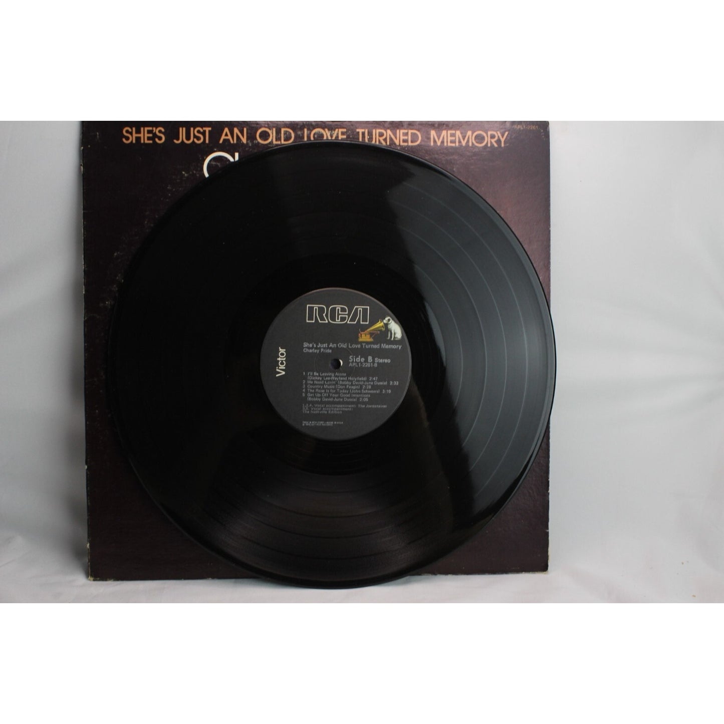 Charley Pride She's Just an Old Love Turned Memory Vinyl Record Used Tested