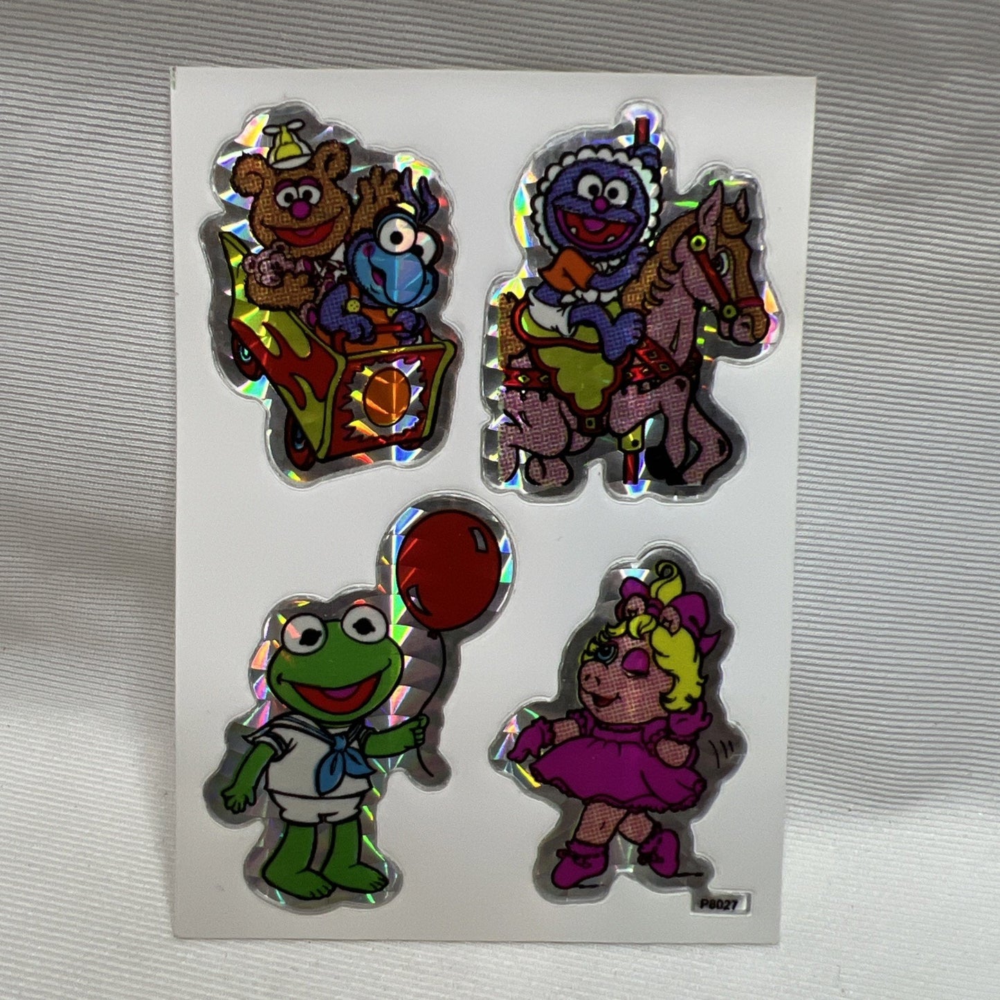 Vintage Vending Matching Prism Sticker Sesame Street Kodak Kermit The Frog Piggy