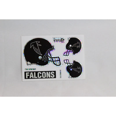 1993 Atlanta Falcons Holographic Prism Vending Machine Team NFL Sticker Vintage