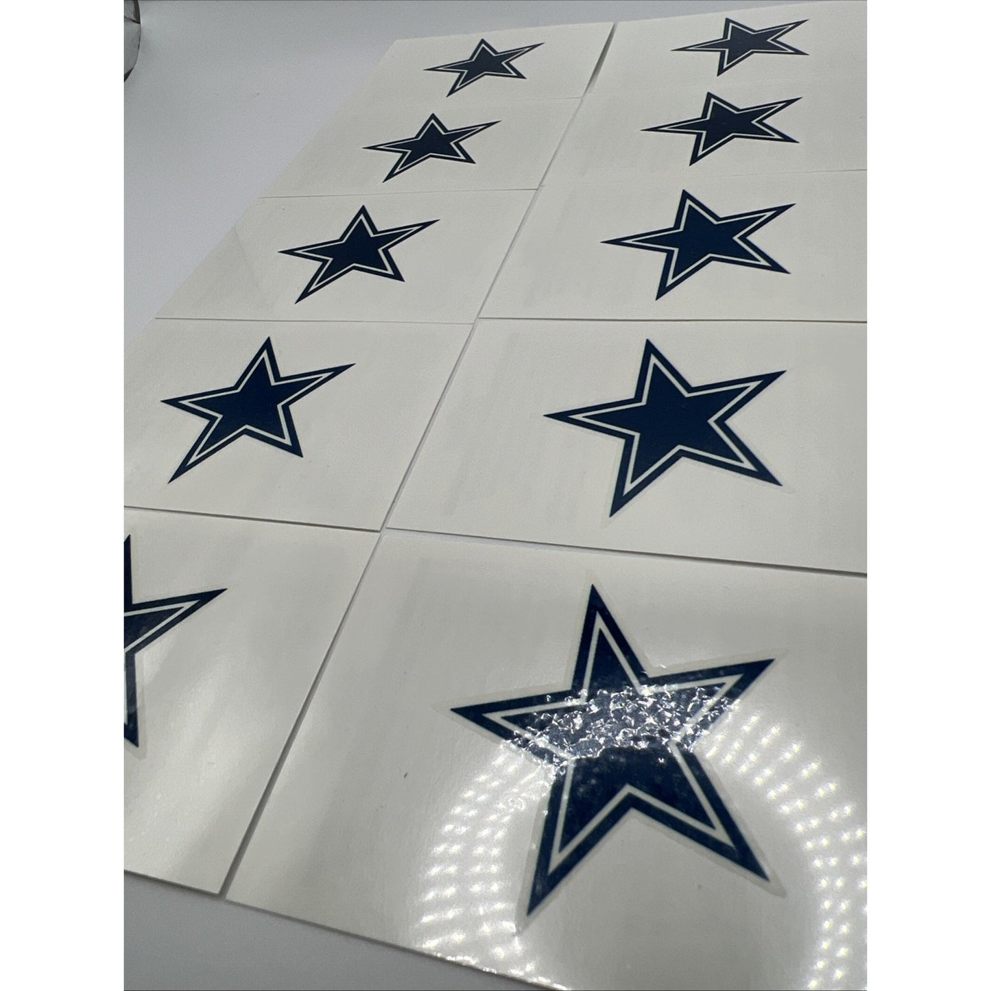 NFL Dallas Cowboys Temporary Tattoo 10 Face Body Tattoos Football Super Bowl