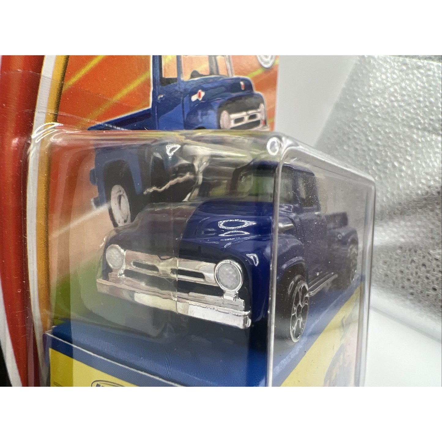Matchbox 35th Superfast 1956 Ford F-100 2004 Mattel Blue Toy Truck #26 Die Cast