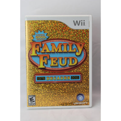 Family Feud Decades Nintendo Wii Tested Video Game Used