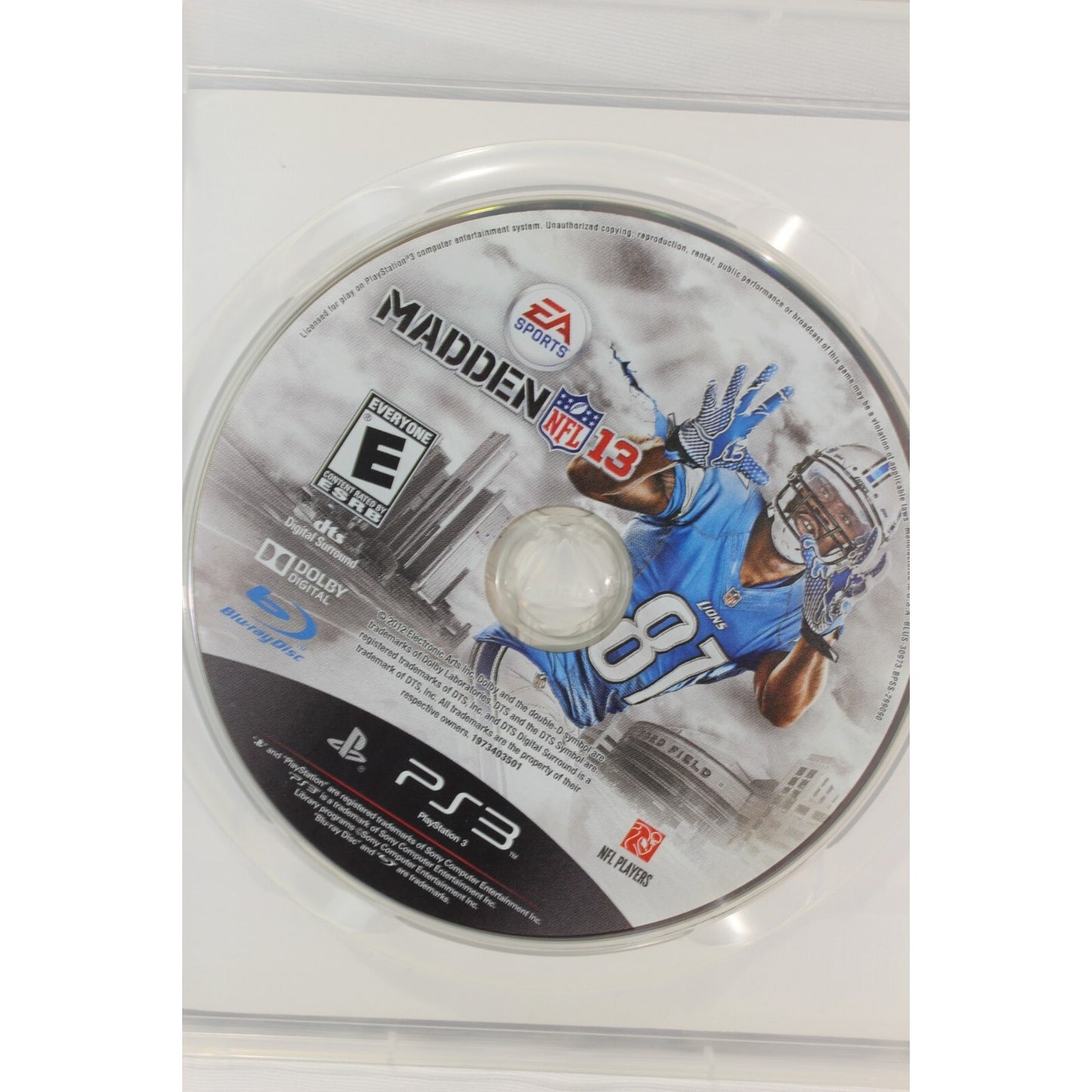 Madden NFL 13 PlayStation 3 PS3 Tested Video Game Used Football Sports Game EA