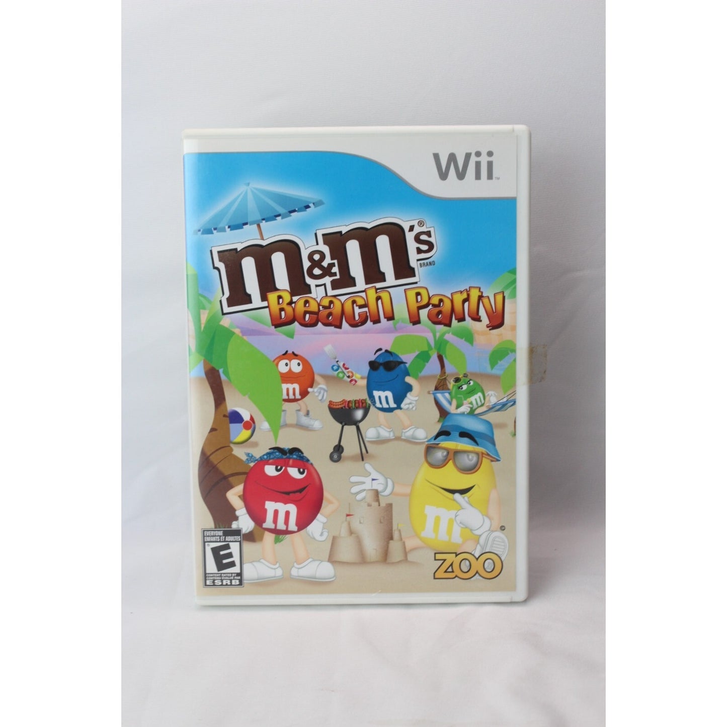 M&Ms Beach Party Nintendo Wii Tested Video Game Used