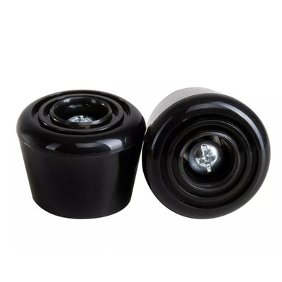 C7skates Quad Roller Skate Toe Stoppers Adults Black Color Wheels 47x35mm PU 82A