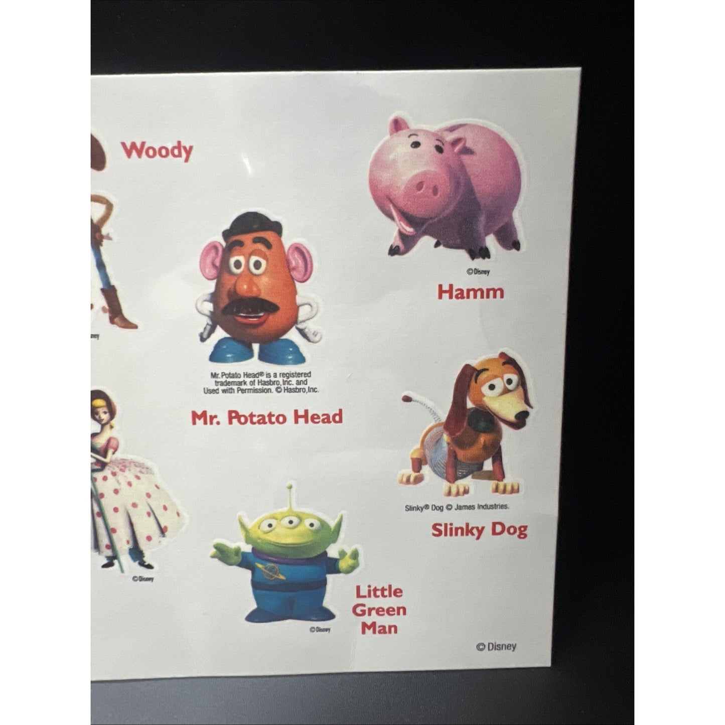 Walt Disney Toy Story Pixar Woody Buzz Lightyear Temporary Tattoos Party Rare