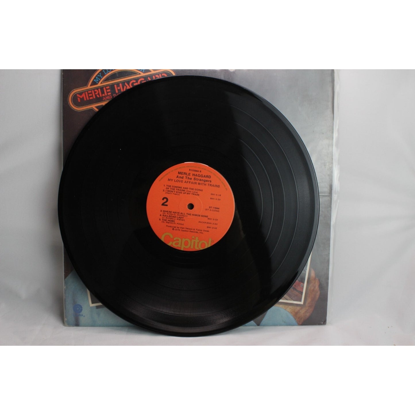 Merle Haggard and The Strangers My Love Affair With Trains Vinyl Record Used