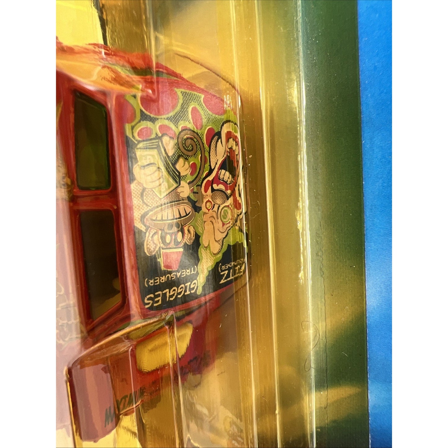 2003 Hot Wheels #96 Crazed Clowns 2/5 Morris Mini Red Cooper Spoke Wheels