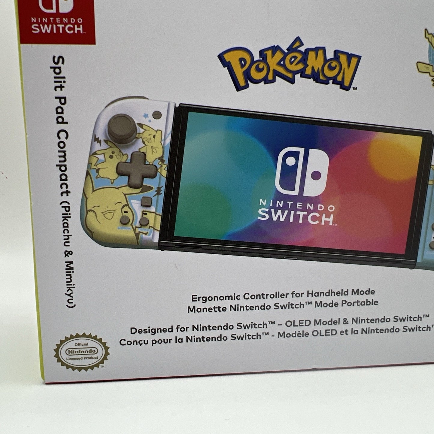 Hori Split Pad Compact Pokemon Pikachu & Mimikyu Nintendo Switch Brand New