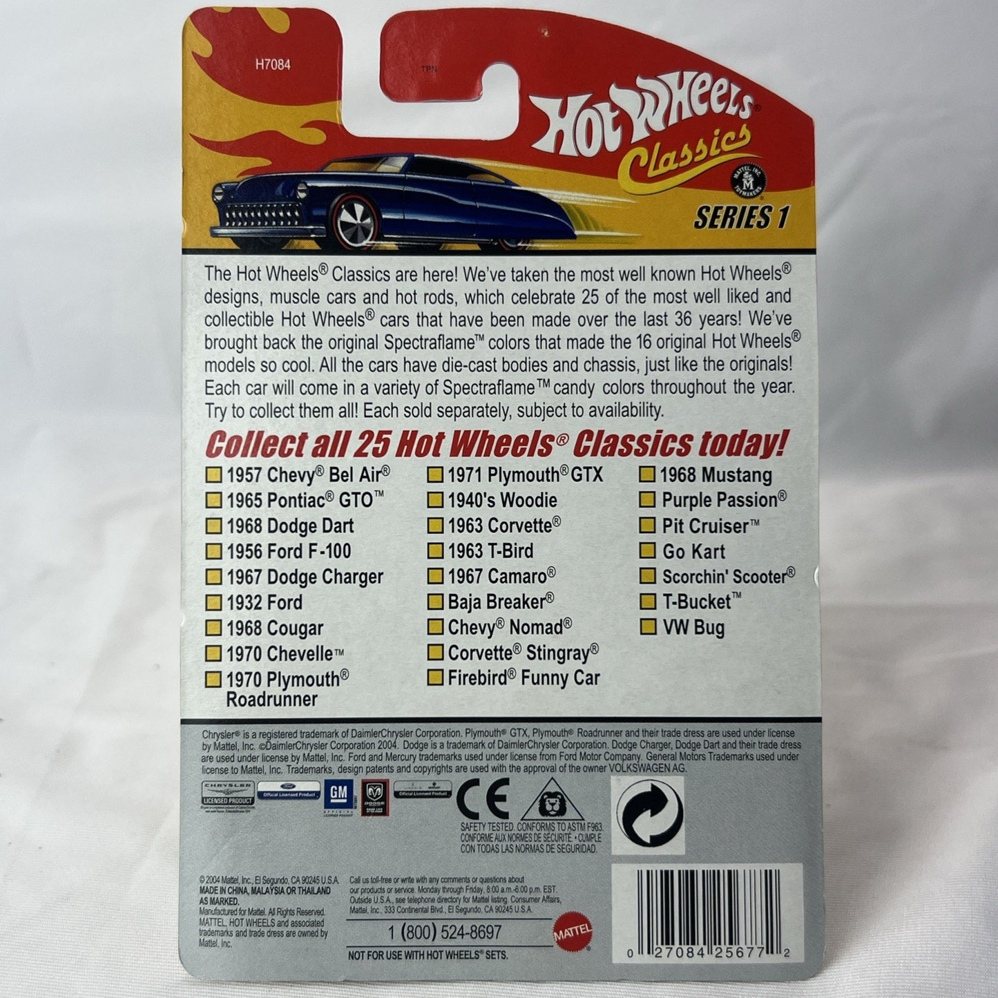 Hot Wheels Classics Series 1 #19 Brown 1968 Ford Mustang Fastback Rare Color