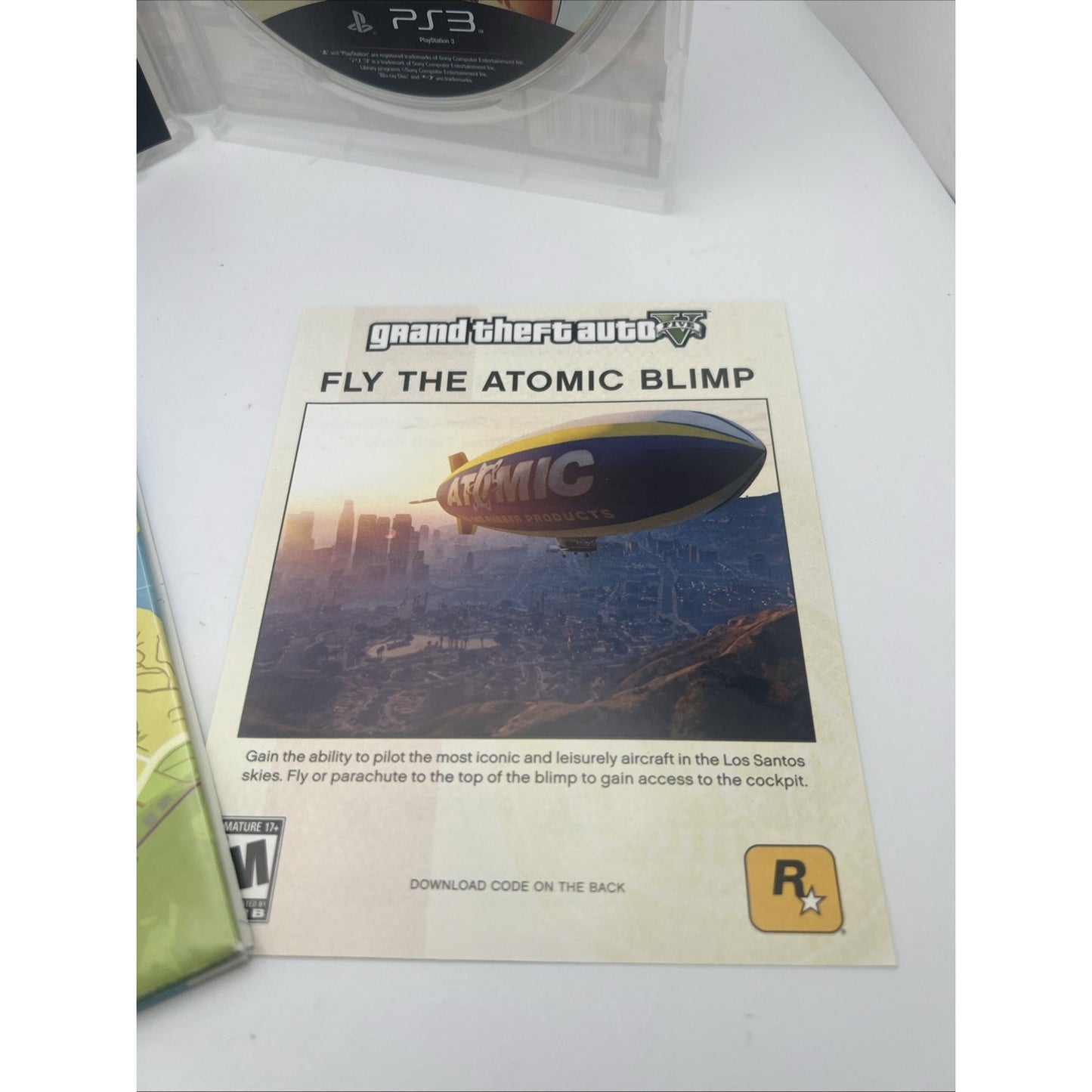 Grand Theft Auto V 5 PlayStation 3 Ps3 GTA 2013 Complete Video Game With Inserts