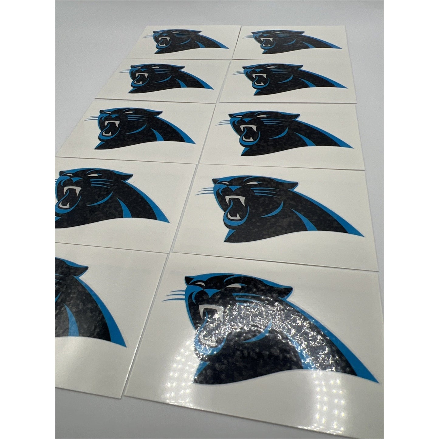 NFL Carolina Panthers Temporary Tattoo 10 Face Body Tattoos Football