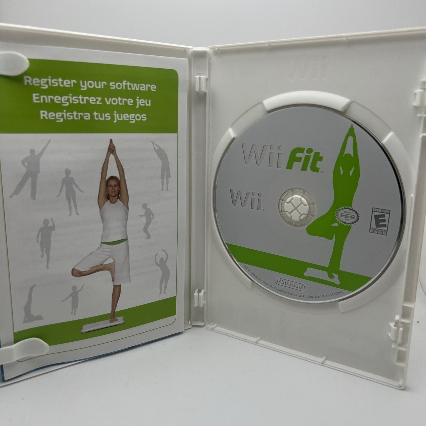 Wii Fit (Nintendo Wii, 2008) Video Game Used With Case And Manual