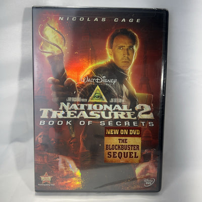 National Treasure 2 Book Of Secrets DVD Brand New Sealed Nicolas Cage Movie