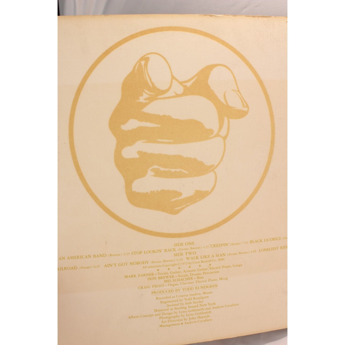 Grand Funk Were An American Band Record Audio Tested Vinyl Music Album Used