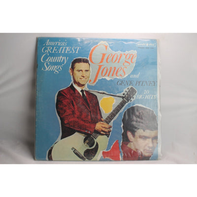 America's Greatest Country Songs George Jones Gene Pitney Vinyl Record Used