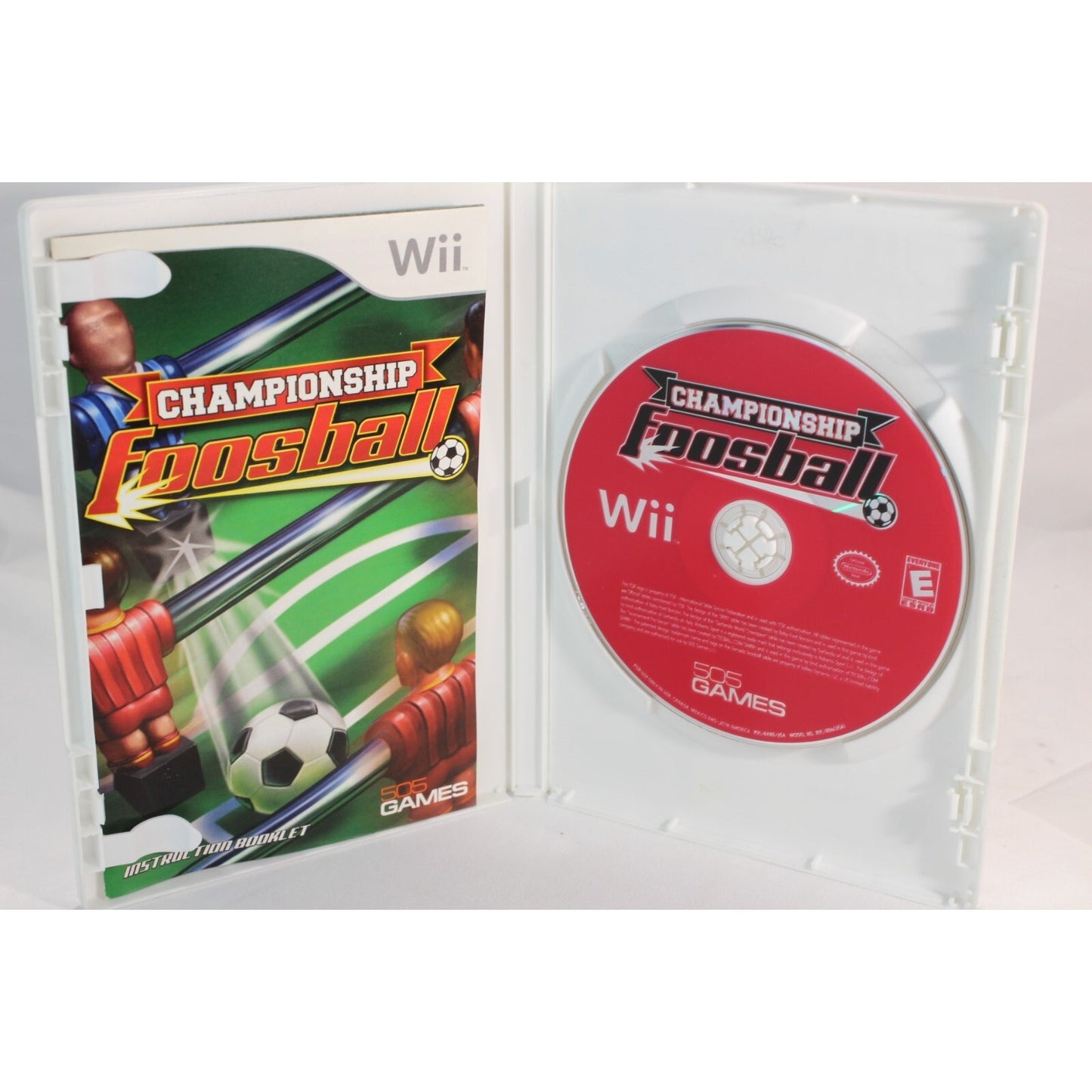 Championship Foosball Nintendo Wii Tested Video Game Used