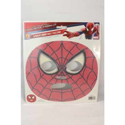 Marvel Spider-Man Super Hero Kids Face Temporary Tattoo Fun Easy Safe Peel Off