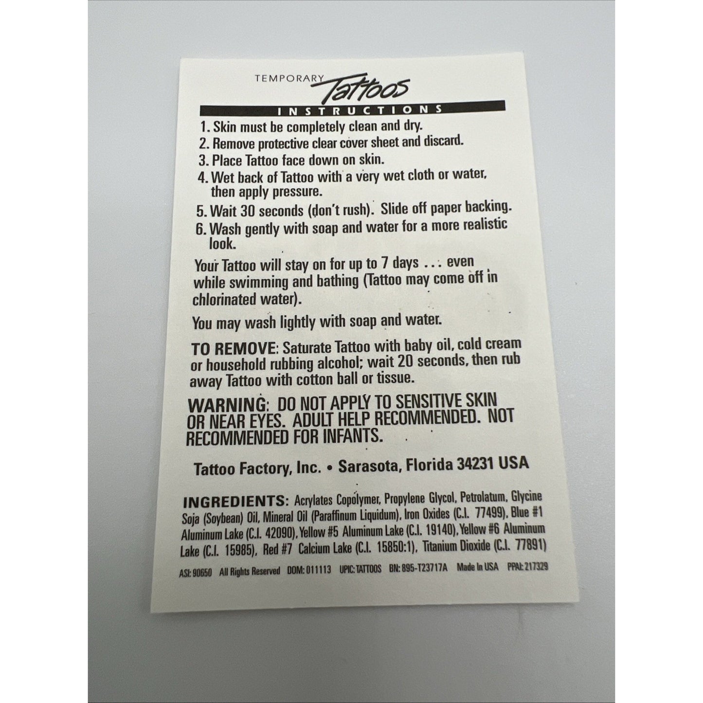 NFL New Orleans Saints Temporary Tattoo 10 Black Face Body Tattoos Football