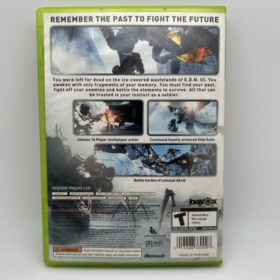 Lost Planet: Extreme Condition (Xbox 360, 2007) Complete In Case With Inserts