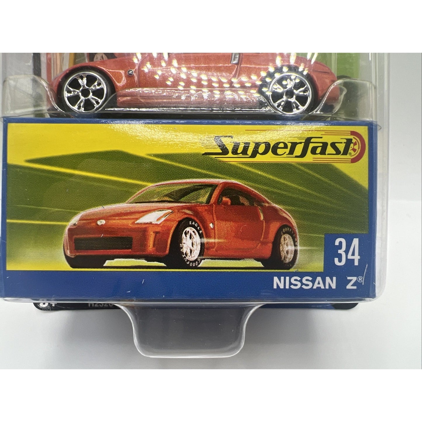 2004 Matchbox Superfast #34 Orange Nissan Z 350 350z Die Cast Car Model