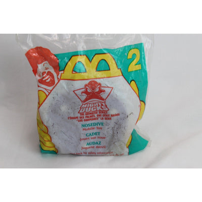 1998 McDonalds Happy Meal Toy Disney Mighty Ducks NoseDive Hockey Puck Mobile #2