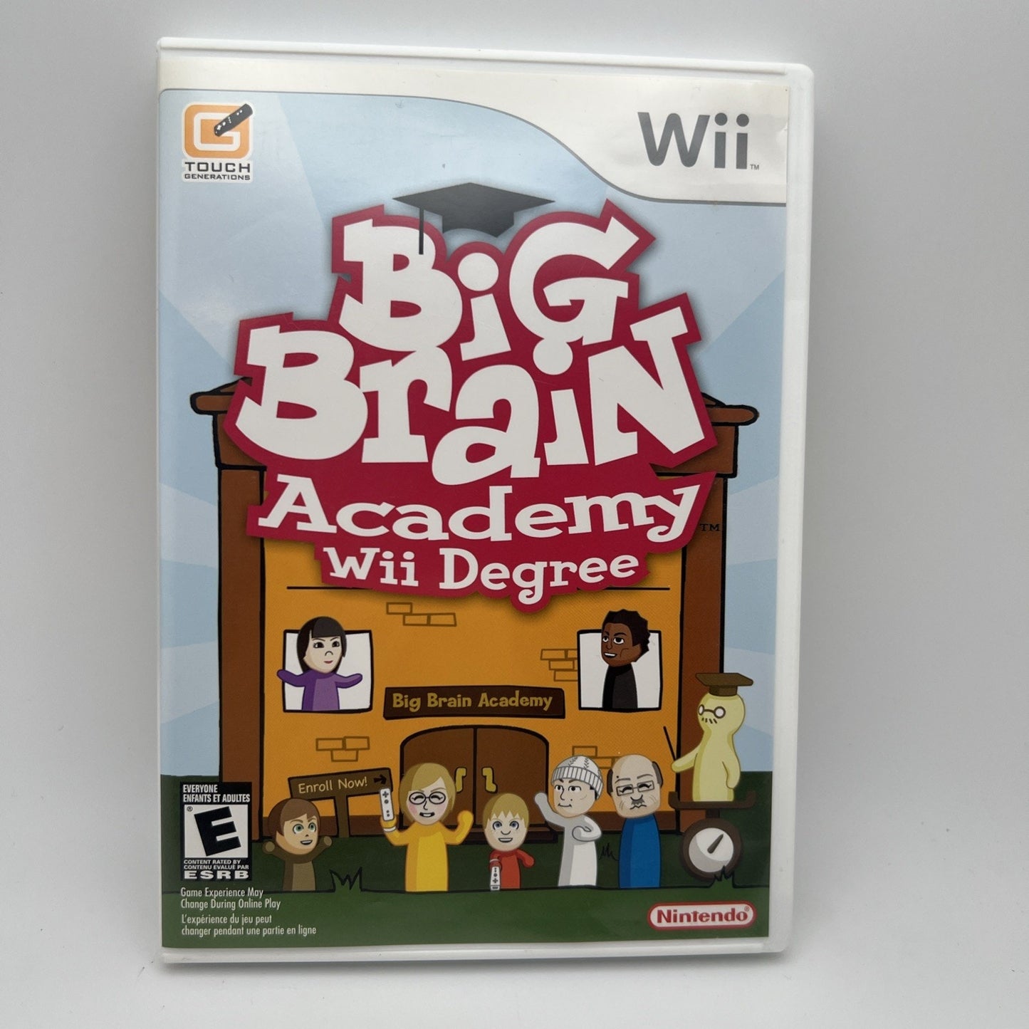 Big Brain Academy: Wii Degree (Nintendo Wii, 2007) Video Game Used With Case