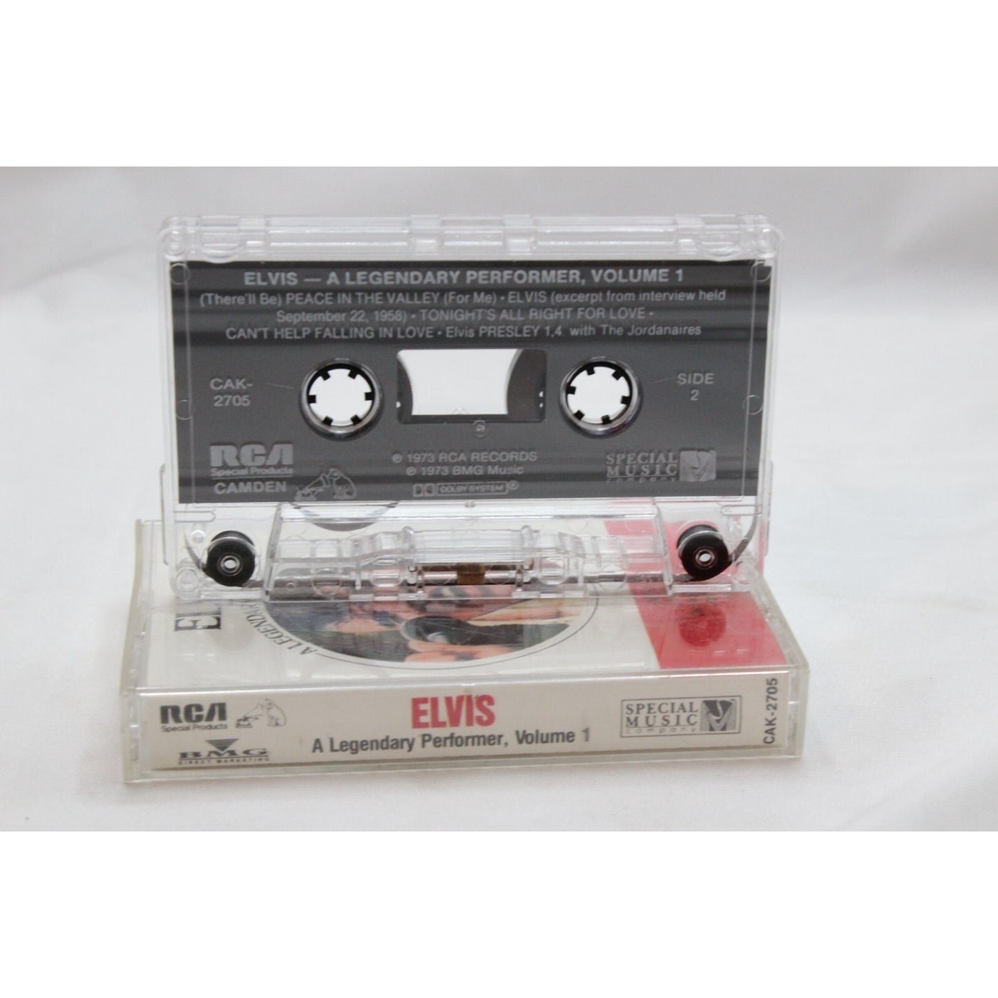 Elvis A Legendary Performer Vol 1 Cassette Tape Tested Music Used