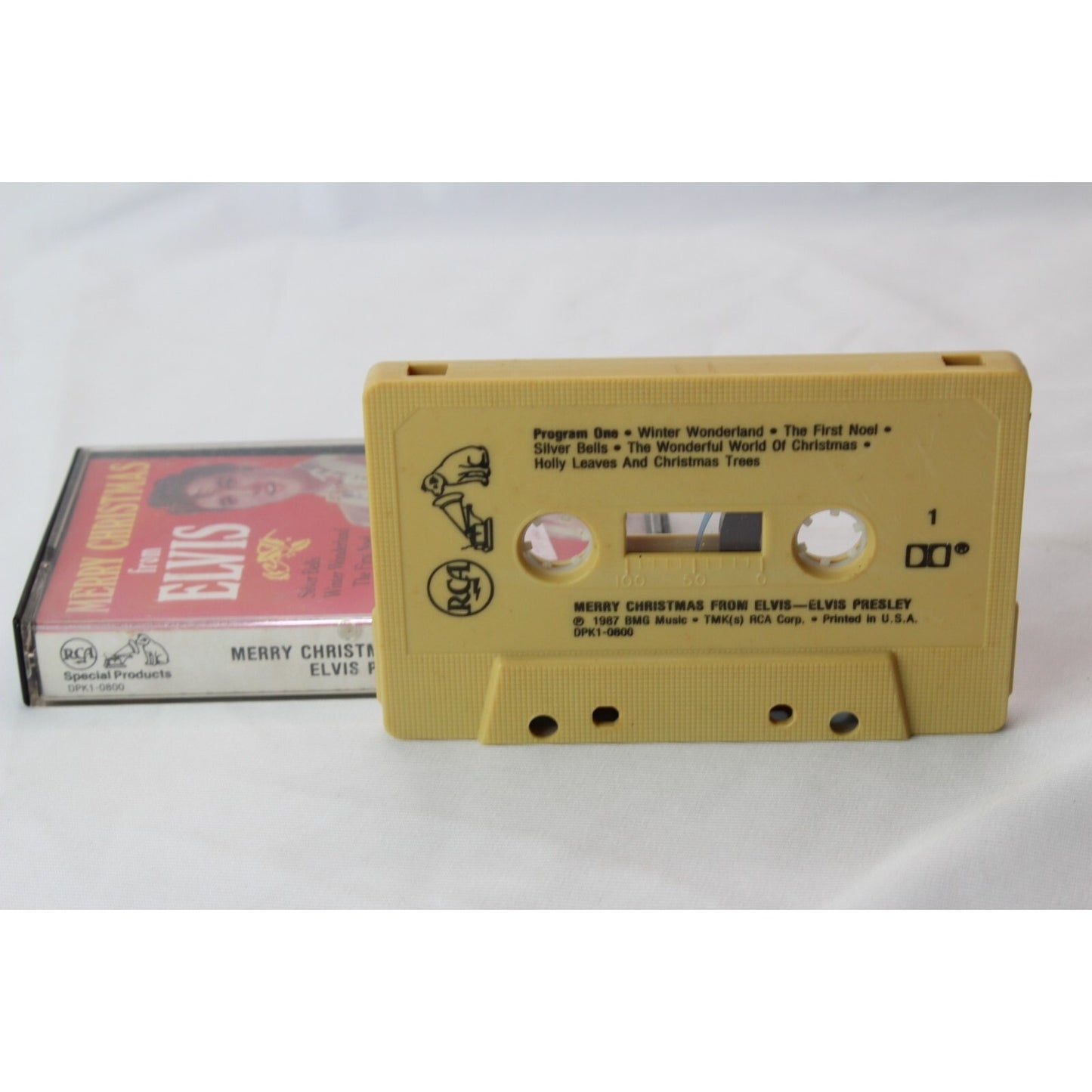 Merry Christmas From Elvis Presley Cassette Tape Tested Music Used